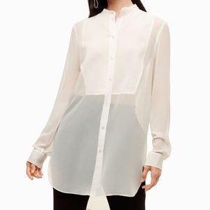Babaton tuxedo shirt